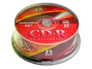 Диск VS CD-RW 80 8-12X цена за банку(25шт )